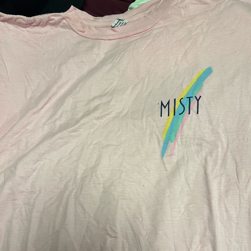 Brand new misty promo vintage tee